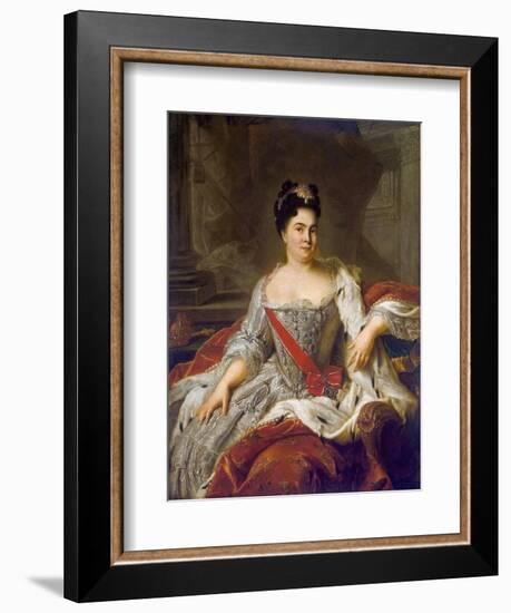 Catherine I, 1717-Jean-Marc Nattier-Framed Giclee Print