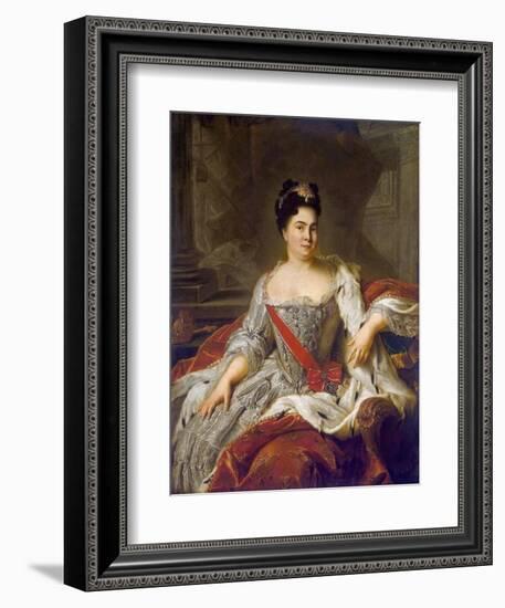 Catherine I, 1717-Jean-Marc Nattier-Framed Giclee Print