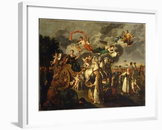 Catherine II Journeying across Russia, 1787-null-Framed Giclee Print