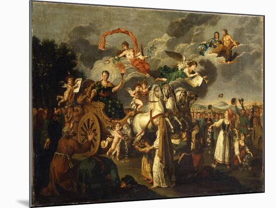 Catherine II Journeying across Russia, 1787-null-Mounted Giclee Print