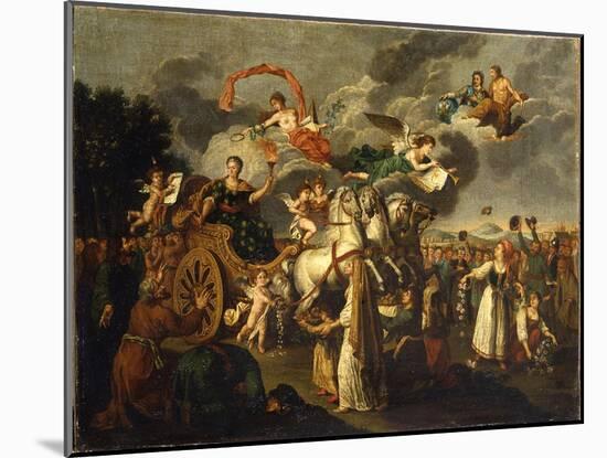 Catherine II Journeying across Russia, 1787-null-Mounted Giclee Print