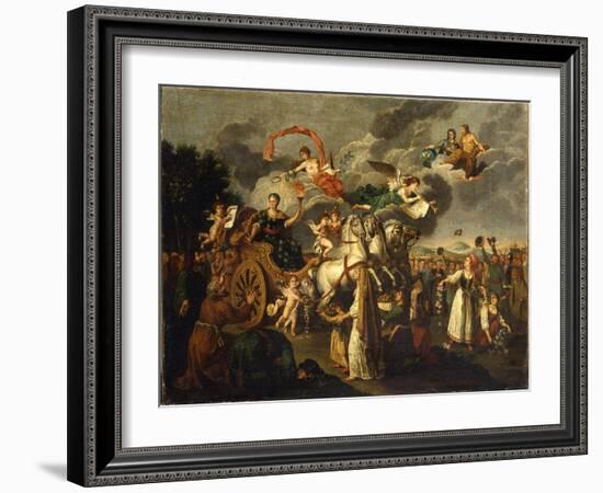 Catherine II Journeying across Russia, 1787-null-Framed Giclee Print