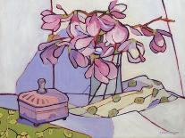 The Pink Magnolia, 2018 (Oil on Panel)-Catherine J Martzloff-Framed Giclee Print