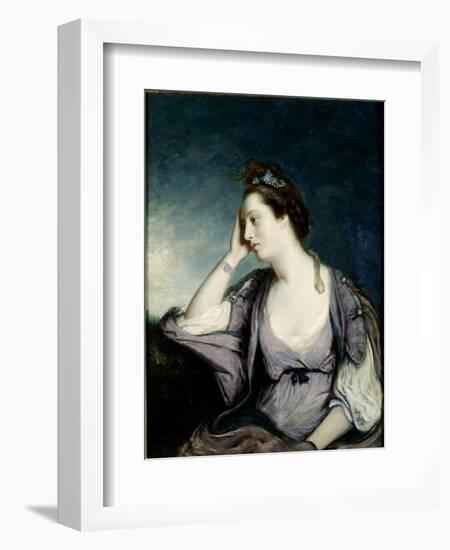 Catherine Maria 'Kitty' Fisher (D.1767)-Sir Joshua Reynolds-Framed Giclee Print