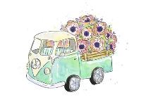 Flower Truck VI-Catherine McGuire-Framed Stretched Canvas