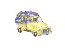 Flower Truck III-Catherine McGuire-Framed Stretched Canvas