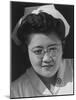 Catherine Natsuko Yamaguchi, Red Cross instructor, Manzanar Relocation Center, 1943-Ansel Adams-Mounted Photographic Print