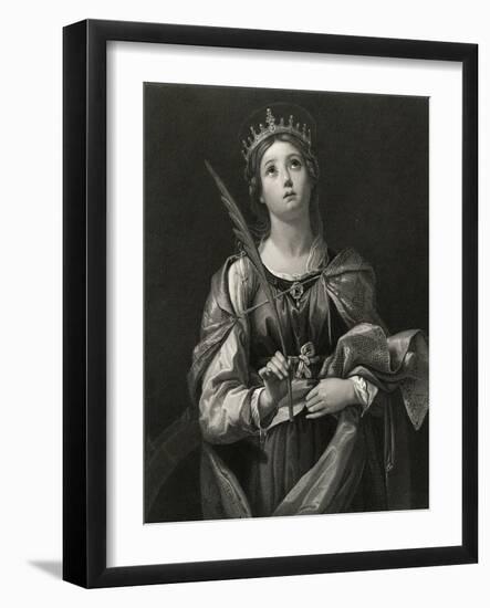 Catherine of Alexandria-null-Framed Art Print