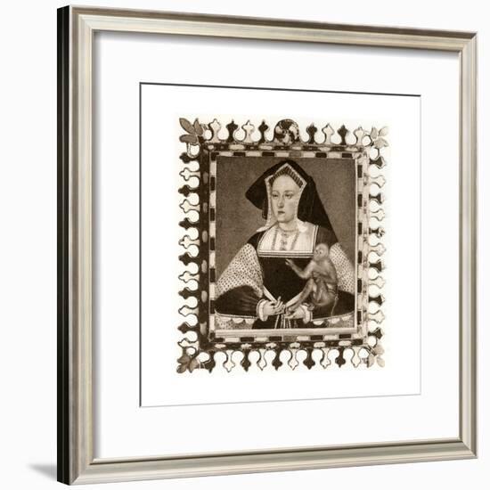 Catherine of Aragon, 16th Century-null-Framed Giclee Print
