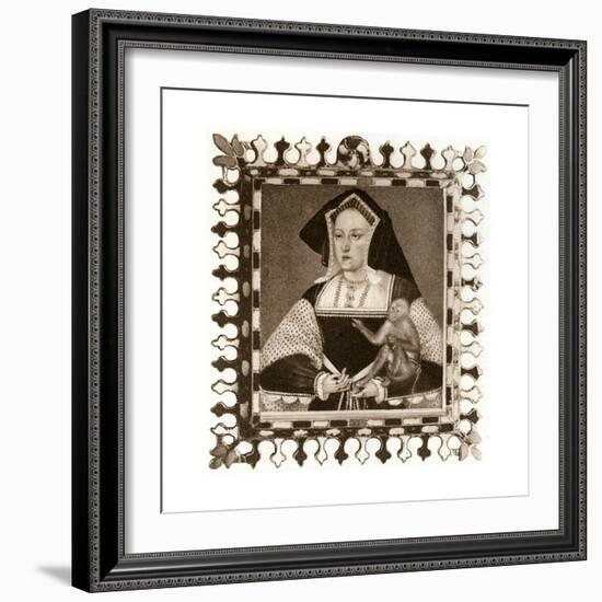 Catherine of Aragon, 16th Century-null-Framed Giclee Print