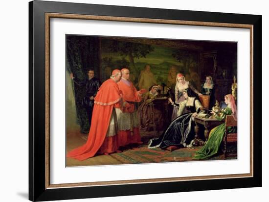 Catherine of Aragon, 1866-William III Bromley-Framed Giclee Print