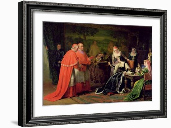 Catherine of Aragon, 1866-William III Bromley-Framed Giclee Print