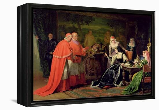Catherine of Aragon, 1866-William III Bromley-Framed Premier Image Canvas