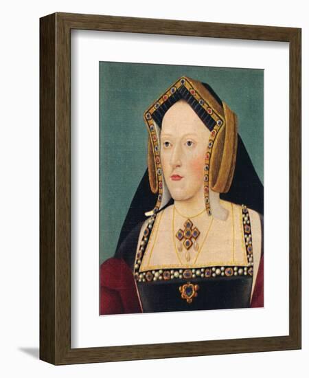 'Catherine of Aragon', 1935-Unknown-Framed Giclee Print