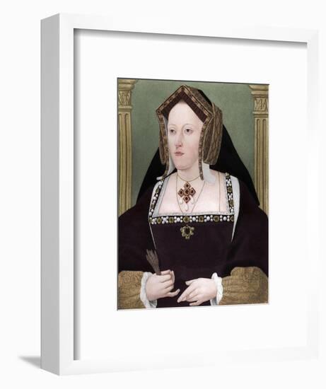 'Catherine of Aragon', c1515, (1902)-Unknown-Framed Giclee Print