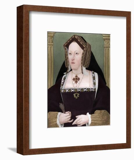 'Catherine of Aragon', c1515, (1902)-Unknown-Framed Giclee Print