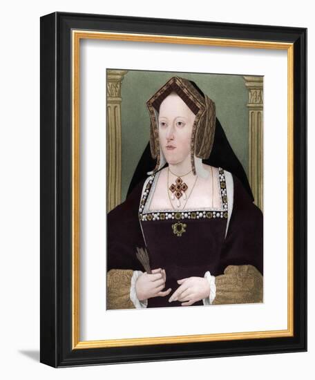 'Catherine of Aragon', c1515, (1902)-Unknown-Framed Giclee Print