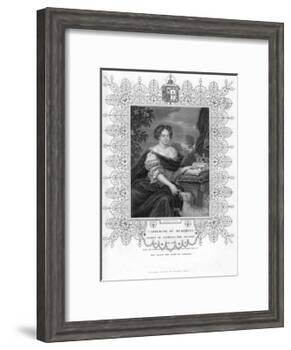 Catherine of Braganza, Queen Consort of King Charles II of England-S Freeman-Framed Giclee Print