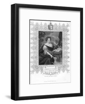 Catherine of Braganza, Queen Consort of King Charles II of England-S Freeman-Framed Giclee Print
