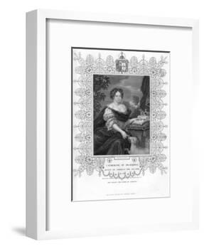 Catherine of Braganza, Queen Consort of King Charles II of England-S Freeman-Framed Giclee Print