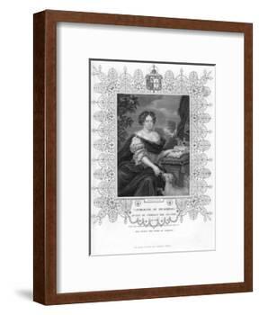 Catherine of Braganza, Queen Consort of King Charles II of England-S Freeman-Framed Giclee Print