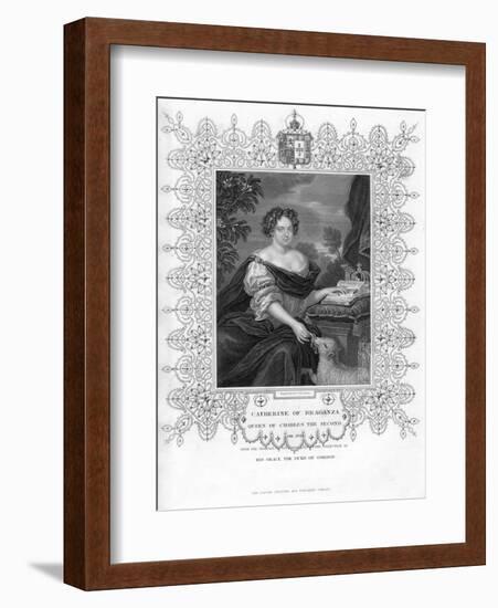 Catherine of Braganza, Queen Consort of King Charles II of England-S Freeman-Framed Giclee Print