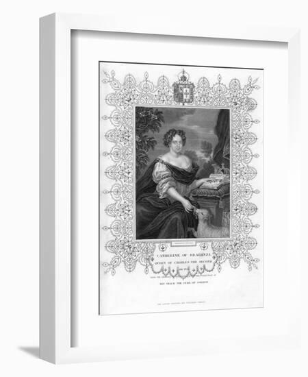 Catherine of Braganza, Queen Consort of King Charles II of England-S Freeman-Framed Giclee Print