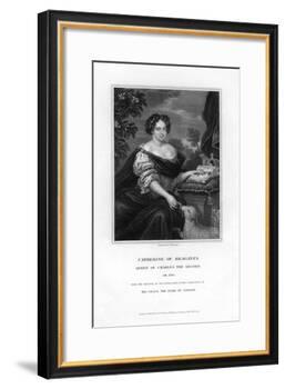 Catherine of Braganza, Queen of Charles Ii, 1833-S Freeman-Framed Giclee Print