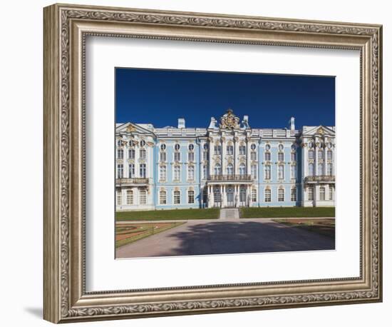 Catherine Palace, Pushkin-Tsarskoye Selo, Saint Petersburg, Russia-Walter Bibikow-Framed Photographic Print