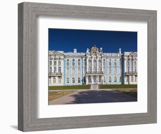 Catherine Palace, Pushkin-Tsarskoye Selo, Saint Petersburg, Russia-Walter Bibikow-Framed Photographic Print