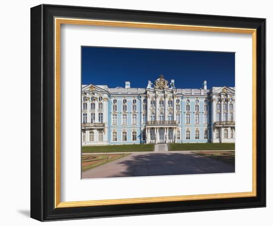 Catherine Palace, Pushkin-Tsarskoye Selo, Saint Petersburg, Russia-Walter Bibikow-Framed Photographic Print