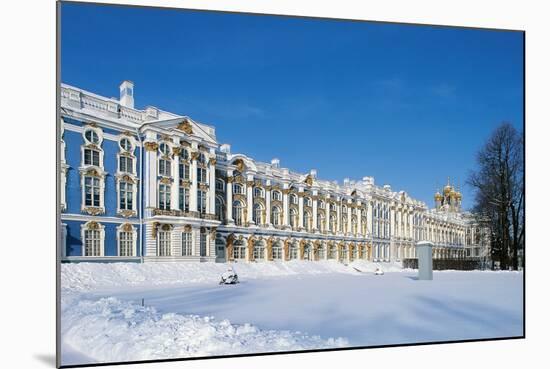 Catherine Palace under Snow-null-Mounted Photographic Print