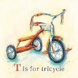 T is for Tricycle-Catherine Richards-Art Print