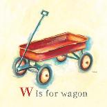 W is for Wagon-Catherine Richards-Art Print