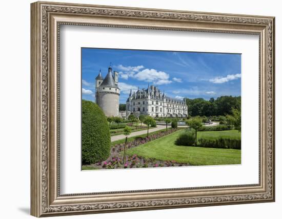 Catherine's Garden, Chateau de Chenonceau, Chenonceaux, France-Lisa S. Engelbrecht-Framed Photographic Print