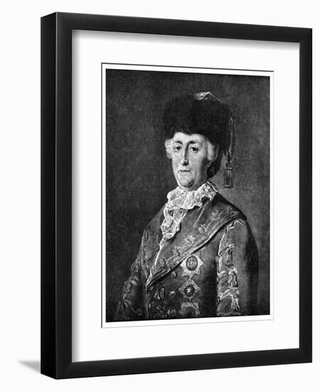 Catherine the Great, Empress of Russia, 1787-Mikhail Shibanov-Framed Giclee Print