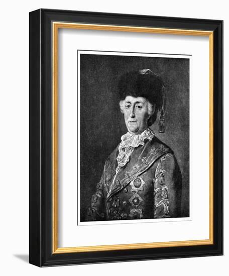Catherine the Great, Empress of Russia, 1787-Mikhail Shibanov-Framed Giclee Print