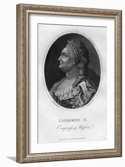Catherine the Great, Empress of Russia-J Chapman-Framed Giclee Print