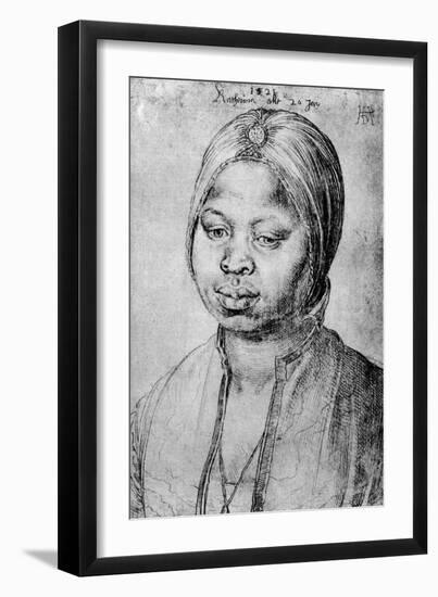 Catherine, the Mulatta of the Portuguese Bradao, 1521-Albrecht Durer-Framed Giclee Print