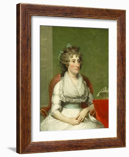 Catherine Yates Pollock (Mrs. George Pollock), 1793-4-Gilbert Stuart-Framed Giclee Print