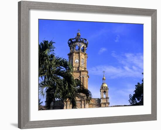 Catholic Cathedral, Puerto Vallarta, Mexico-Michael DeFreitas-Framed Photographic Print