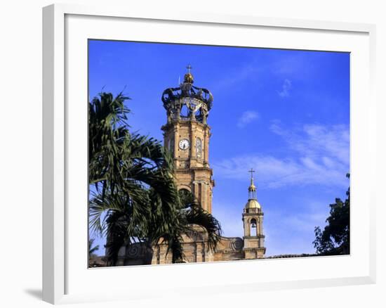 Catholic Cathedral, Puerto Vallarta, Mexico-Michael DeFreitas-Framed Photographic Print