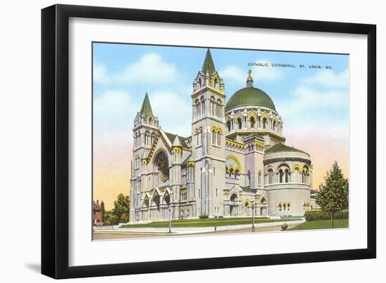 Catholic Cathedral, St. Louis, Missouri--Framed Art Print