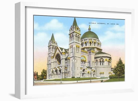 Catholic Cathedral, St. Louis, Missouri-null-Framed Art Print