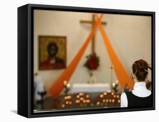 Catholic Celebration, Geneva, Switzerland, Europe-Godong-Framed Premier Image Canvas