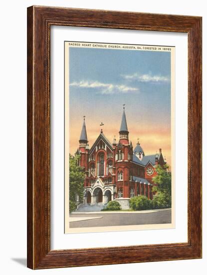 Catholic Church, Augusta, Georgia-null-Framed Premium Giclee Print