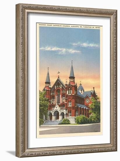 Catholic Church, Augusta, Georgia-null-Framed Art Print