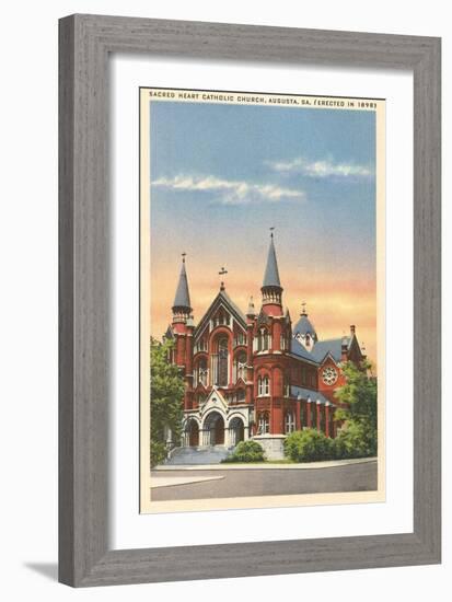 Catholic Church, Augusta, Georgia-null-Framed Art Print