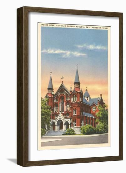 Catholic Church, Augusta, Georgia-null-Framed Art Print