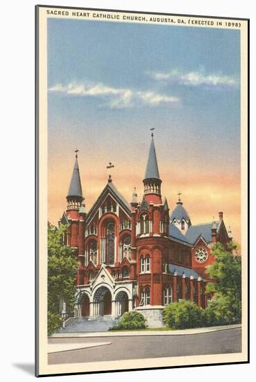 Catholic Church, Augusta, Georgia-null-Mounted Art Print